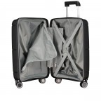 Koffer PP20 innerhalb der IATA-Norm 55 cm Blue Metallic, Farbe: blau/petrol, Marke: Franky, EAN: 4251672758287, Abmessungen in cm: 39.5x55x20, Bild 9 von 10