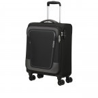 Koffer Pulsonic Spinner 55 Expandable Asphalt Black, Farbe: schwarz, Marke: American Tourister, EAN: 5400520203977, Abmessungen in cm: 40x55x23, Bild 2 von 11