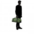 Reisetasche Ecodiver Duffle S auch als Rucksack nutzbar Stone Green, Farbe: grün/oliv, Marke: Samsonite, EAN: 5400520222190, Abmessungen in cm: 31x55x24, Bild 5 von 11