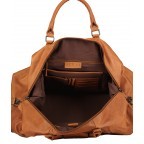 Reisetasche mit Laptopfach 15 Zoll Schwarz, Farbe: schwarz, Marke: Hausfelder Manufaktur, EAN: 4065646011595, Abmessungen in cm: 53.5x32x24, Bild 5 von 5
