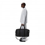 Reisetasche Hilo Weekend Bag, Farbe: schwarz, grau, blau/petrol, beige, Marke: Rains, Abmessungen in cm: 52x27x26, Bild 4 von 5