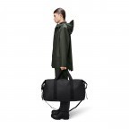 Reisetasche Hilo Weekend Bag Large, Farbe: schwarz, beige, Marke: Rains, Abmessungen in cm: 60x29x27, Bild 3 von 5