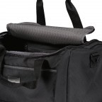 Reisetasche Columbus 087450, Farbe: schwarz, blau/petrol, Marke: Flanigan, Abmessungen in cm: 40x24x26, Bild 7 von 8