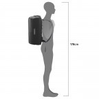 Reisetasche Duffle Lite auch als Rucksack nutzbar Volumen 40 Liter, Farbe: schwarz, beige, Marke: Ortlieb, Bild 6 von 12