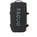 Reisetasche / Rucksack Big Duffle, Farbe: blau/petrol, grün/oliv, beige, Marke: Faguo, Abmessungen in cm: 55x32x32, Bild 2 von 8