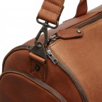 Reisetasche / Kleidersack Finlay, Farbe: schwarz, cognac, Marke: The Chesterfield Brand, Abmessungen in cm: 55x26x27, Bild 7 von 8