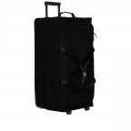 Reisetasche X-BAG & X-Travel Größe 77 cm, Farbe: schwarz, blau/petrol, grün/oliv, Marke: Brics, Abmessungen in cm: 77x35x36, Bild 3 von 8
