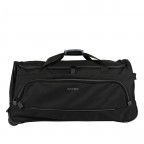 Reisetasche BBRT01 mit Rollen 73 cm, Farbe: schwarz, grau, blau/petrol, Marke: Blackbeat, Abmessungen in cm: 73x37x37, Bild 1 von 6