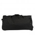 Reisetasche BBRT01 mit Rollen 73 cm, Farbe: schwarz, grau, blau/petrol, Marke: Blackbeat, Abmessungen in cm: 73x37x37, Bild 4 von 6