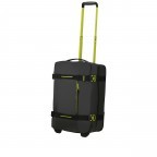 Reisetasche Urban Track S Coated mit Rollen, Farbe: blau/petrol, gelb, beige, Marke: American Tourister, Abmessungen in cm: 35x55x20, Bild 3 von 13