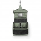 Kulturbeutel Toiletbag XL zum Aufhängen, Farbe: grün/oliv, rot/weinrot, beige, Marke: Reisenthel, Abmessungen in cm: 28x23x10, Bild 4 von 4