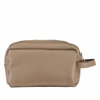 Kulturbeutel Taupe, Farbe: taupe/khaki, Marke: Hausfelder Manufaktur, EAN: 4065646010468, Abmessungen in cm: 23x14x9, Bild 3 von 4