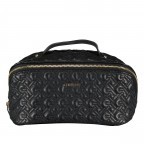 Kulturbeutel Make Up Case, Farbe: schwarz, rosa/pink, Marke: Guess, Abmessungen in cm: 24x13x12.5, Bild 1 von 5