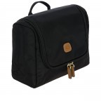 Kulturbeutel X-BAG & X-Travel zum Aufhängen, Farbe: schwarz, blau/petrol, grün/oliv, Marke: Brics, Abmessungen in cm: 26x23.5x11, Bild 2 von 6