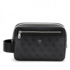 Kulturbeutel Losanna 4G-Logo, Farbe: schwarz, cognac, Marke: Guess, Abmessungen in cm: 22x15x11, Bild 1 von 3