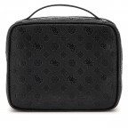 Kulturbeutel Wilder Travel 4G-Logo Peony, Farbe: schwarz, beige, Marke: Guess, Abmessungen in cm: 26.5x22.5x9.5, Bild 2 von 5