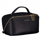 Kulturbeutel Faby Relove Recycle, Farbe: schwarz, rot/weinrot, beige, metallic, Marke: Valentino Bags, Abmessungen in cm: 23x13x12, Bild 2 von 5