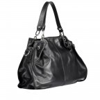 Tasche Savage Schwarz, Farbe: schwarz, Marke: Hausfelder Manufaktur, Abmessungen in cm: 32x28x14, Bild 2 von 7