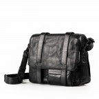 Kuriertasche Grandma's Luxury Club Miss Applepie Black Smoke, Farbe: schwarz, Marke: Aunts & Uncles, EAN: 4250394903401, Abmessungen in cm: 27x22x7, Bild 2 von 4