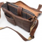 Kuriertasche Hunter Big Judd Vintage Tan, Farbe: cognac, Marke: Aunts & Uncles, EAN: 4250394905221, Abmessungen in cm: 41x28x12, Bild 2 von 5