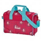 Schulranzen Sunny Set 4-teilig Mandala, Farbe: rot/weinrot, Marke: Scout, Abmessungen in cm: 30x39x20, Bild 9 von 9