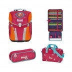 Schulranzen Sunny Set 4-teilig Mandala, Farbe: rot/weinrot, Marke: Scout, Abmessungen in cm: 30x39x20, Bild 1 von 9