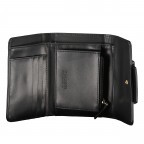 Geldbörse Bonsai Nero, Farbe: schwarz, Marke: Valentino Bags, EAN: 8058043602714, Abmessungen in cm: 14.5x10.5x2.5, Bild 4 von 4