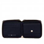 Geldbörse Poppy Medium Wallet Zip Around Navy Corporate, Farbe: blau/petrol, Marke: Tommy Hilfiger, EAN: 8720116549447, Abmessungen in cm: 11x10x2, Bild 3 von 3