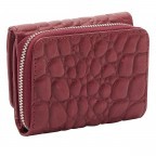 Geldbörse Waxy Kroko Pablita Wallet mit RFID-Schutz Peony, Farbe: rot/weinrot, Marke: Liebeskind Berlin, EAN: 4064657037754, Abmessungen in cm: 11x8.5x2.5, Bild 2 von 4
