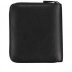 Geldbörse Dalia S mit Rundum-Reißverschluss Black Nickel, Farbe: schwarz, Marke: Abro, EAN: 4061724929639, Abmessungen in cm: 11x14x2, Bild 3 von 4