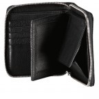 Geldbörse Dalia S mit Rundum-Reißverschluss Black Nickel, Farbe: schwarz, Marke: Abro, EAN: 4061724929639, Abmessungen in cm: 11x14x2, Bild 4 von 4
