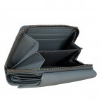Geldbörse Luise 451, Farbe: schwarz, blau/petrol, taupe/khaki, grün/oliv, rosa/pink, orange, beige, Marke: Flanigan, Abmessungen in cm: 13x9.5x3.5, Bild 5 von 5