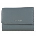 Geldbörse Luise 451, Farbe: schwarz, blau/petrol, taupe/khaki, grün/oliv, rosa/pink, orange, beige, Marke: Flanigan, Abmessungen in cm: 13x9.5x3.5, Bild 1 von 5