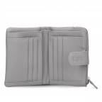 Geldbörse Mademoiselle MW5, Farbe: schwarz, anthrazit, grau, blau/petrol, braun, taupe/khaki, rot/weinrot, beige, metallic, Marke: Zwei, Abmessungen in cm: 10x13x3, Bild 4 von 6