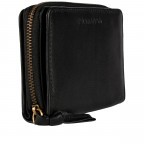 Geldbörse Finja Double Flap Wallet mit RFID-Schutz, Farbe: schwarz, cognac, Marke: Flanigan, Abmessungen in cm: 12.5x9.5x2.7, Bild 2 von 6