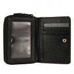 Geldbörse Finja Double Flap Wallet mit RFID-Schutz, Farbe: schwarz, cognac, Marke: Flanigan, Abmessungen in cm: 12.5x9.5x2.7, Bild 5 von 6