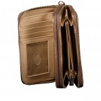 Geldbörse Laurel 4G-Logo, Farbe: anthrazit, cognac, Marke: Guess, Abmessungen in cm: 15x10x3.5, Bild 5 von 6