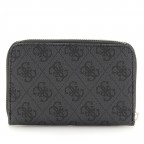 Geldbörse Laurel 4G-Logo, Farbe: anthrazit, cognac, Marke: Guess, Abmessungen in cm: 14.2x9.5x2.3, Bild 2 von 3