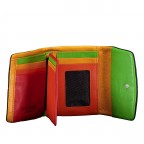 Geldbörse Nappa mit RFID-Schutz, Farbe: schwarz, blau/petrol, rot/weinrot, beige, Marke: Hausfelder Manufaktur, Abmessungen in cm: 11.5x9.2x2.5, Bild 4 von 5