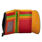 Geldbörse Nappa mit RFID-Schutz, Farbe: schwarz, blau/petrol, rot/weinrot, beige, Marke: Hausfelder Manufaktur, Abmessungen in cm: 13.5x9.7x2.7, Bild 4 von 4