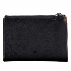 Geldbörse Nappa mit RFID-Schutz, Farbe: schwarz, blau/petrol, rot/weinrot, beige, Marke: Hausfelder Manufaktur, Abmessungen in cm: 13.5x9.7x2.7, Bild 3 von 4