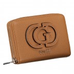 Geldbörse Calebra, Farbe: schwarz, cognac, Marke: Guess, Abmessungen in cm: 14.3x9.7x2.5, Bild 2 von 4