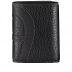 Geldbörse Deborah mit RFID-Schutz, Farbe: schwarz, rot/weinrot, Marke: AIGNER, Abmessungen in cm: 12x9.5x2, Bild 3 von 5