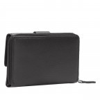 Geldbörse Kirschroth Diethilde mit RFID-Schutz, Farbe: schwarz, blau/petrol, braun, cognac, taupe/khaki, rot/weinrot, Marke: Maitre, Abmessungen in cm: 13.5x9.5x2.5, Bild 3 von 6