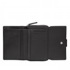 Geldbörse Kirschroth Diethilde mit RFID-Schutz, Farbe: schwarz, blau/petrol, braun, cognac, taupe/khaki, rot/weinrot, Marke: Maitre, Abmessungen in cm: 13.5x9.5x2.5, Bild 4 von 6
