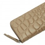 Geldbörse Waxy Kroko Gigi Wallet mit RFID-Schutz Dust, Farbe: taupe/khaki, Marke: Liebeskind Berlin, EAN: 4064657447461, Abmessungen in cm: 19x9.5x2.5, Bild 4 von 4