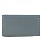 Geldbörse Luise 452, Farbe: schwarz, blau/petrol, taupe/khaki, grün/oliv, rosa/pink, orange, beige, Marke: Flanigan, Abmessungen in cm: 16x9x3.2, Bild 3 von 4