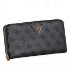 Geldbörse Laurel 4G-Logo mit Griffschlaufe Coal Logo, Farbe: anthrazit, Marke: Guess, EAN: 0190231583868, Abmessungen in cm: 20.5x10.5x3, Bild 2 von 4