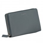 Geldbörse Luise 453 mit RFID-Schutz, Farbe: blau/petrol, taupe/khaki, grün/oliv, rosa/pink, orange, beige, Marke: Flanigan, Abmessungen in cm: 18.5x10.5x2.5, Bild 2 von 4