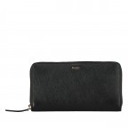 Geldbörse Alyce Wallet Zip Around, Farbe: schwarz, cognac, Marke: Boss, Abmessungen in cm: 19x10.5x2.5, Bild 1 von 4